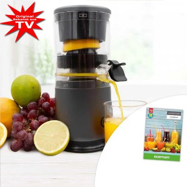 Livington JuiceBoost kabelloser Entsafter inkl. Rezeptheft GRATIS