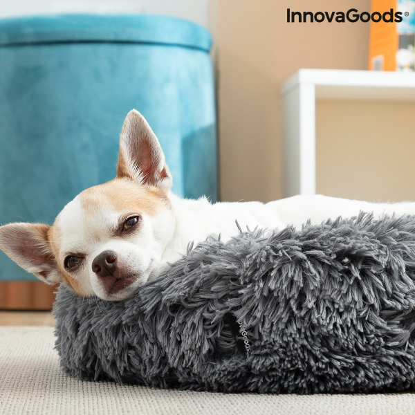 Anti-stress pet bed - cosy, fluffy, cuddly and ultra-lightweight