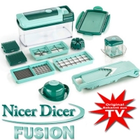 Nicer Dicer Fusion, set de 13 pcs.